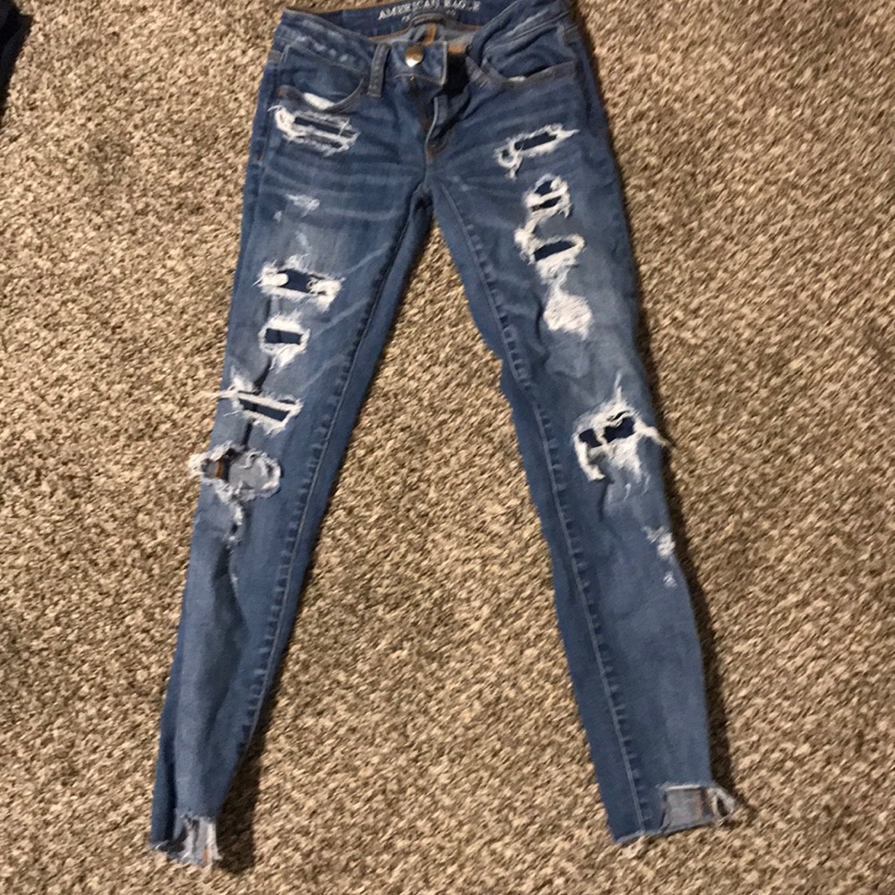 AMERICAN EAGLE JEANS SIZE 0